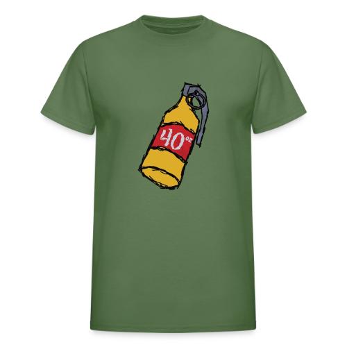 40 oz. Grenade - Heavyweight Unisex T-Shirt by Gildan