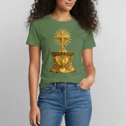 Wisdom is Heaven - Heavyweight Unisex T-Shirt by Gildan