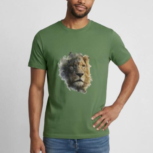 Forest-Soul Lion - Heavyweight Unisex T-Shirt by Gildan