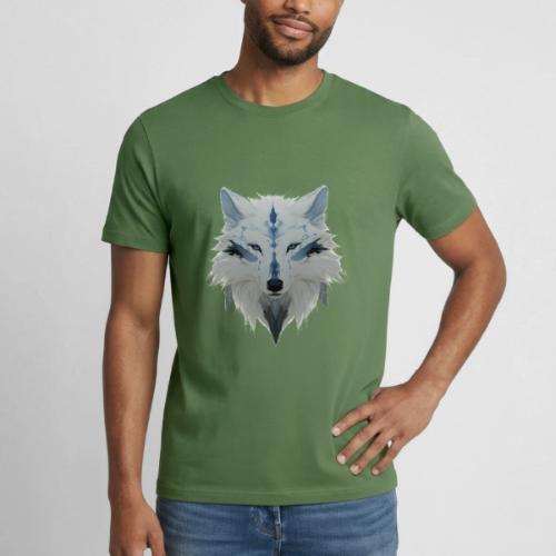 Ivory Grace Wolf - Heavyweight Unisex T-Shirt by Gildan