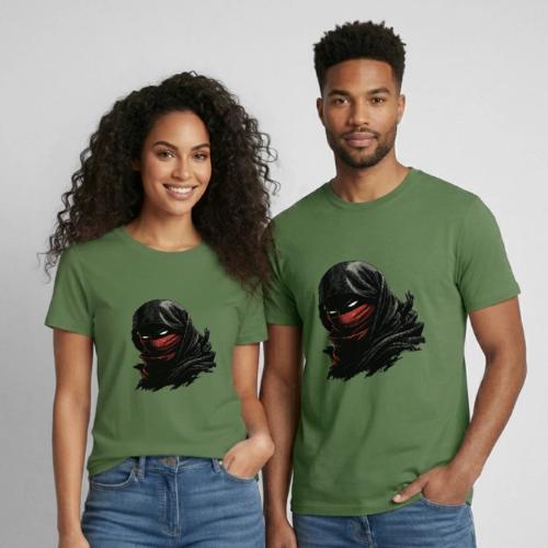 Shadowflame Ninja - Heavyweight Unisex T-Shirt by Gildan