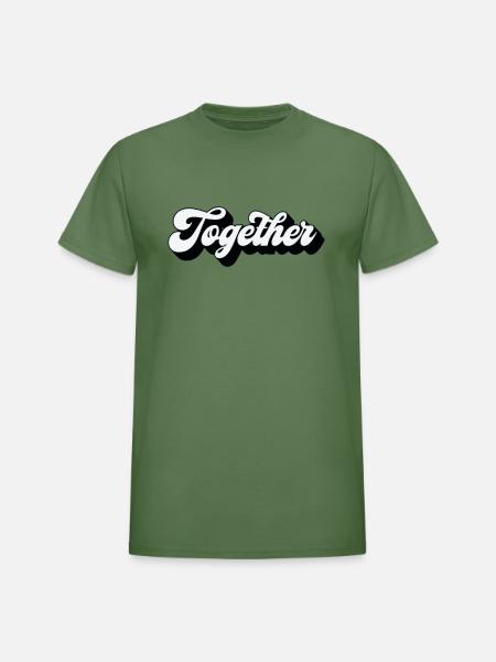 Together - Heavyweight Unisex T-Shirt by Gildan - military green