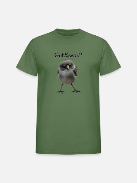 Got Seeds - Heavyweight Unisex T-Shirt by Gildan - military green