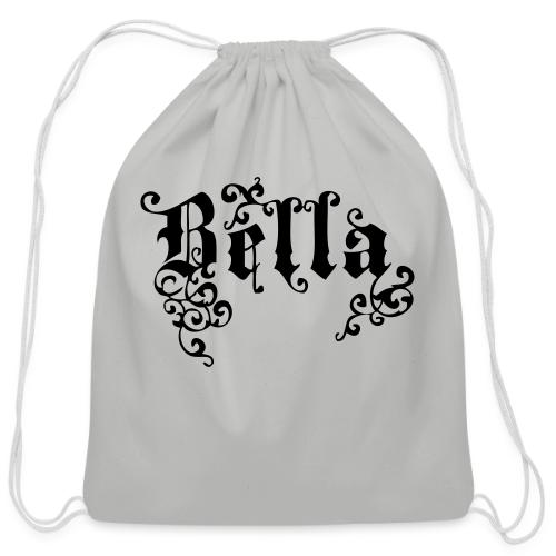 bella_gothic_swirls - Cotton Drawstring Bag