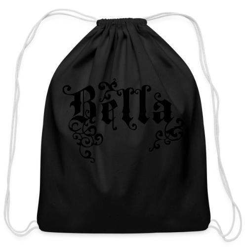 bella_gothic_swirls - Cotton Drawstring Bag