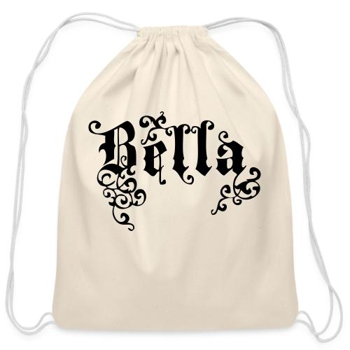 bella_gothic_swirls - Cotton Drawstring Bag