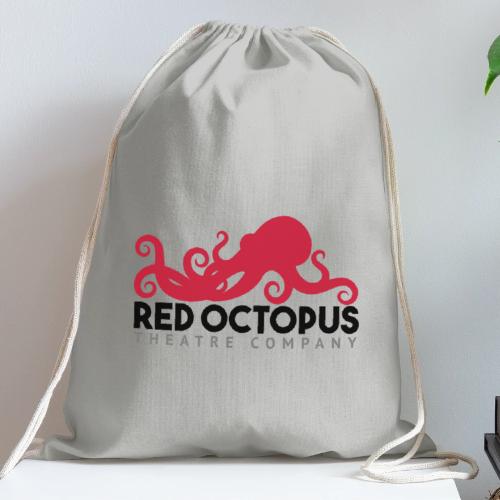 Red Octopus Theatre Company - Octopus Logo - Cotton Drawstring Bag
