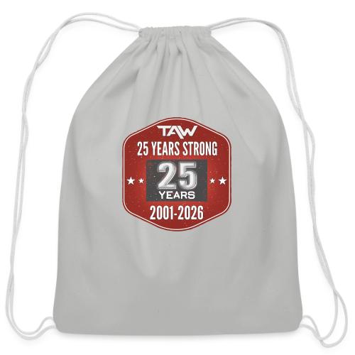 25 YRS - Cotton Drawstring Bag