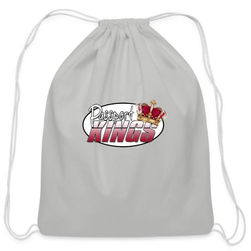 Passportkings white shirt design - Cotton Drawstring Bag