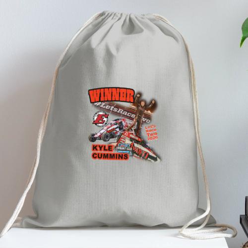Kyle Cummins #LetsRaceTwo Winner - Cotton Drawstring Bag