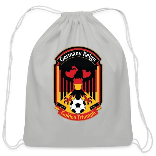 Germany Eagle Reign T-Shirt, German Flag Gift - Cotton Drawstring Bag