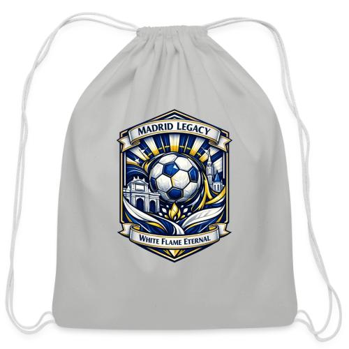 Madrid White Legacy T Shirt, Madrid Fan Gift - Cotton Drawstring Bag