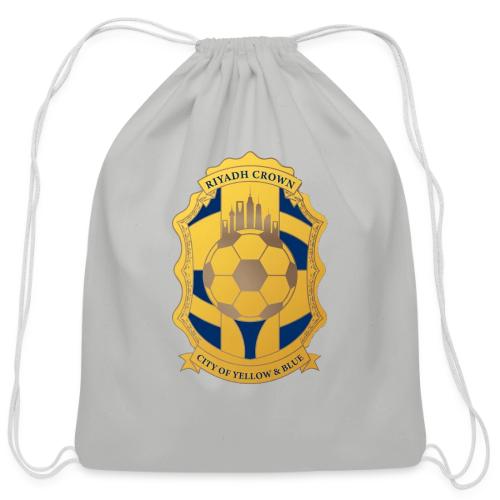 Riyadh Crown T Shirt, Modern Desert Pride Gift - Cotton Drawstring Bag