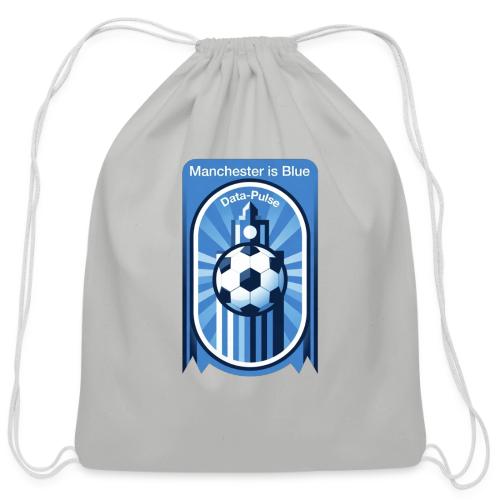 Manchester is Blue Soccer City T Shirt, Apparel - Cotton Drawstring Bag