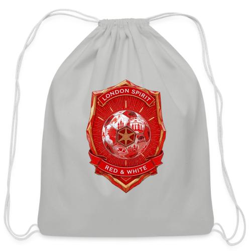 London is Red T Shirt, Football City Pride Gift - Cotton Drawstring Bag