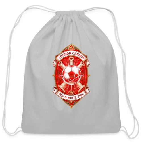 Red London Cannon T Shirt,Football City Pride Gift - Cotton Drawstring Bag