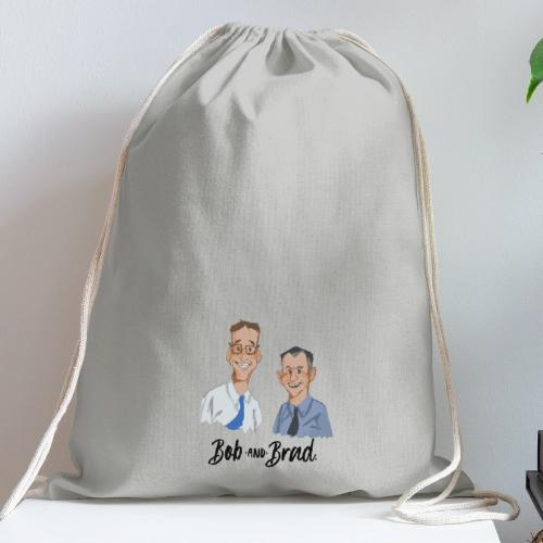Bob and Brad Logo - Cotton Drawstring Bag