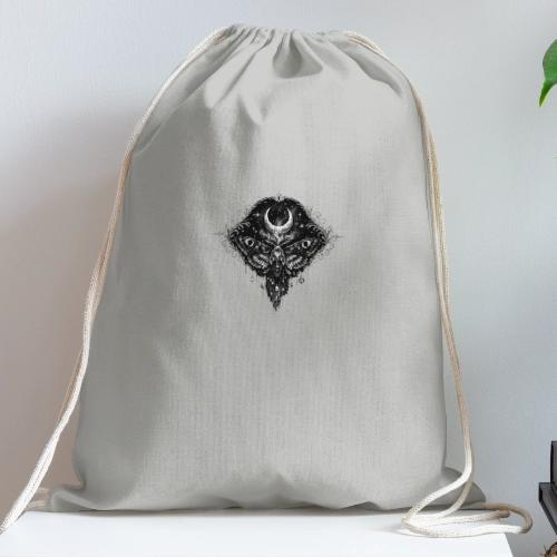 Crescent Moth - Cotton Drawstring Bag