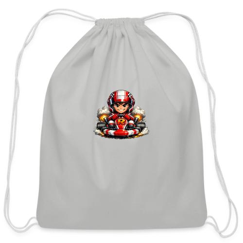 Carcadelogoracerfront - Cotton Drawstring Bag