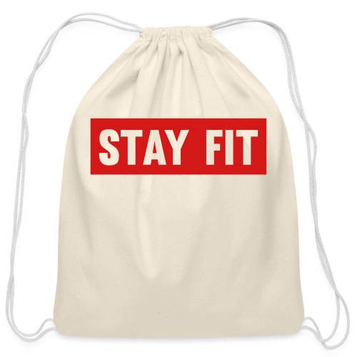 Stay Fit - Cotton Drawstring Bag