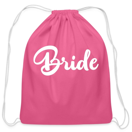 bride - Cotton Drawstring Bag