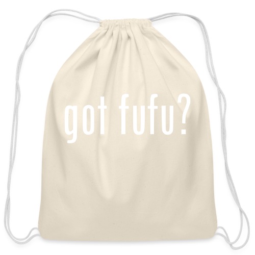 gotfufu-white - Cotton Drawstring Bag