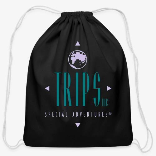 Original Trips Inc.™ logo multicolored - Cotton Drawstring Bag