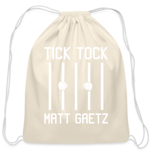 Tick Tock Matt - Cotton Drawstring Bag