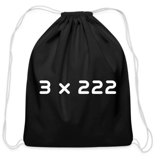 3 x 222 - Cotton Drawstring Bag