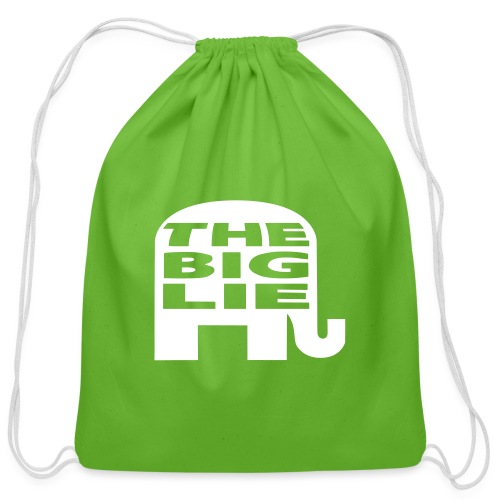 The Big Lie GOP Logo - Cotton Drawstring Bag