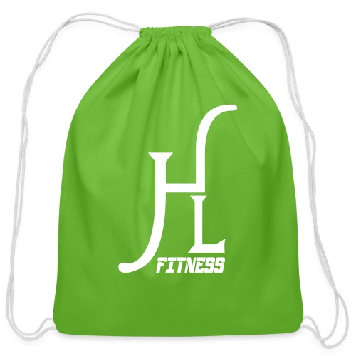 HLF Vector WHT - Cotton Drawstring Bag