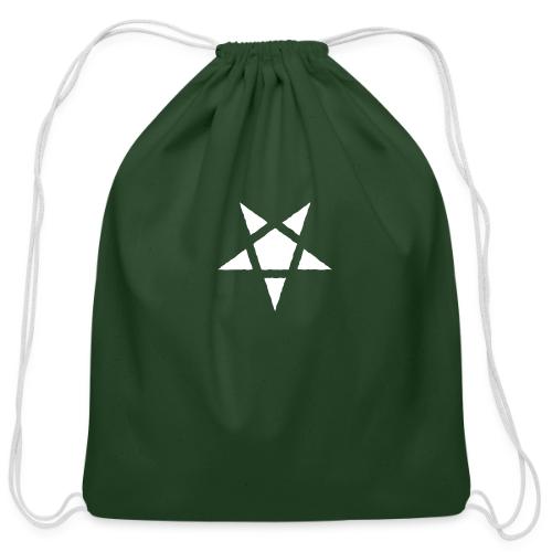 Rugged Pentagram - Cotton Drawstring Bag