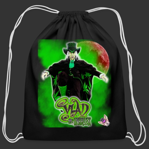Vlad The Inhaler Green Smoke Clouds - Cotton Drawstring Bag