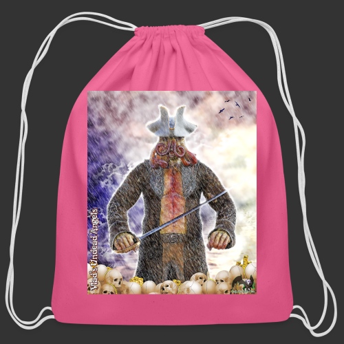 Undead Angels Pirate Captain Kutulu F002B - Cotton Drawstring Bag