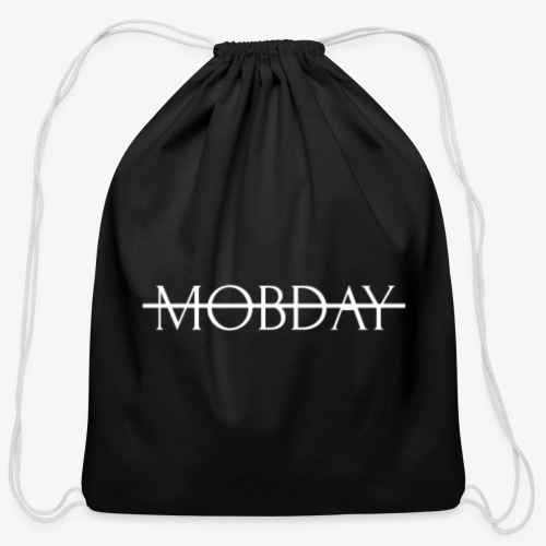 Mobday Cross Out Logo - Cotton Drawstring Bag