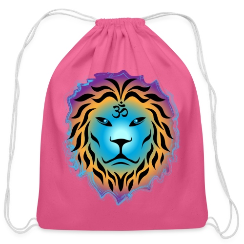 Zen Lion - Cotton Drawstring Bag