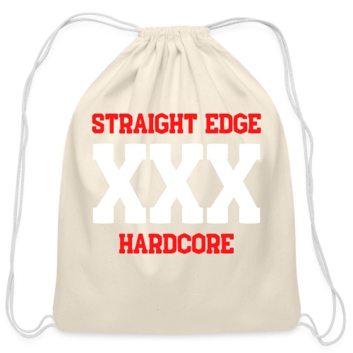 Straight Edge XXX Hardcore - Cotton Drawstring Bag