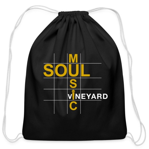 Soul Music VineYard Gold Microphone - Cotton Drawstring Bag