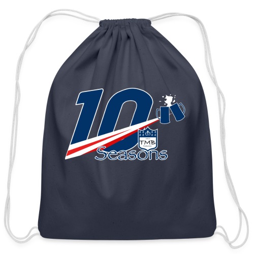 10th Aniversary TMB Logo - Cotton Drawstring Bag