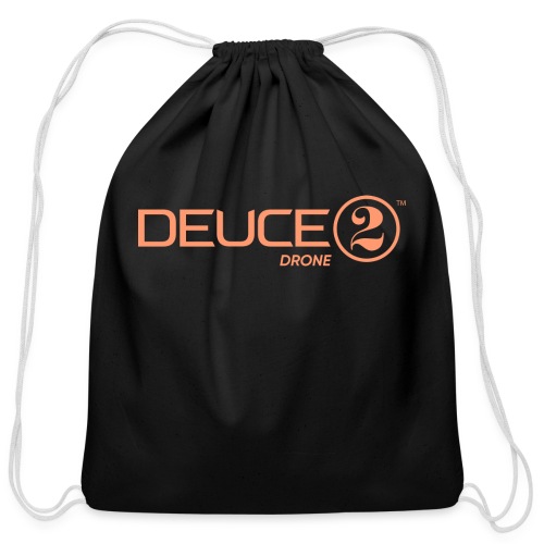 Deuce Drone Full Logo - Cotton Drawstring Bag