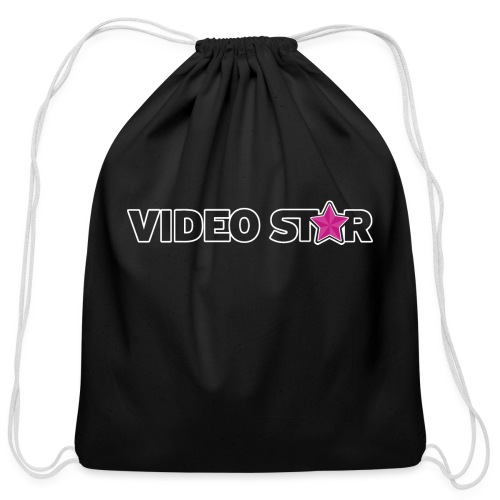 Video Star Logo - Cotton Drawstring Bag