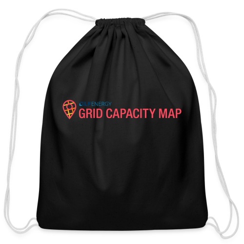 Grid Capacity Map - Cotton Drawstring Bag