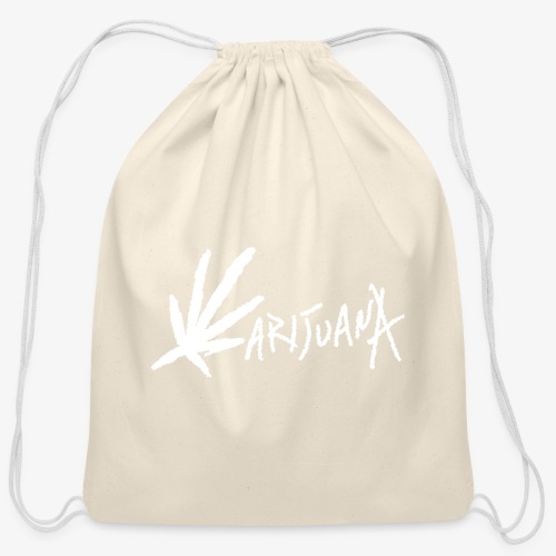 marijuana - Cotton Drawstring Bag