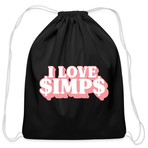 I LOVE $IMP$ - Cotton Drawstring Bag