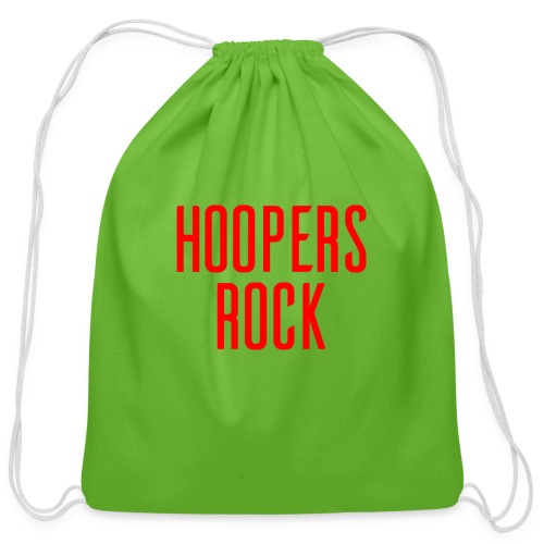Hoopers Rock - Red - Cotton Drawstring Bag