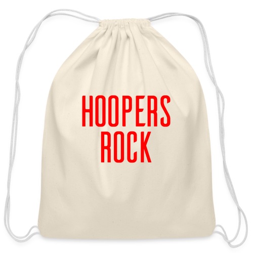 Hoopers Rock - Red - Cotton Drawstring Bag