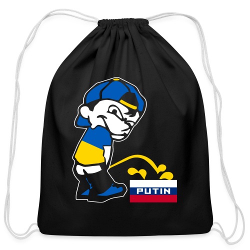 Ukraine Piss On Putin - Cotton Drawstring Bag