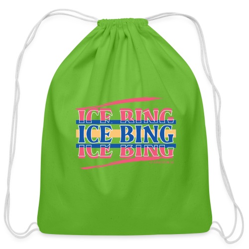 ICE BING Pink - Cotton Drawstring Bag