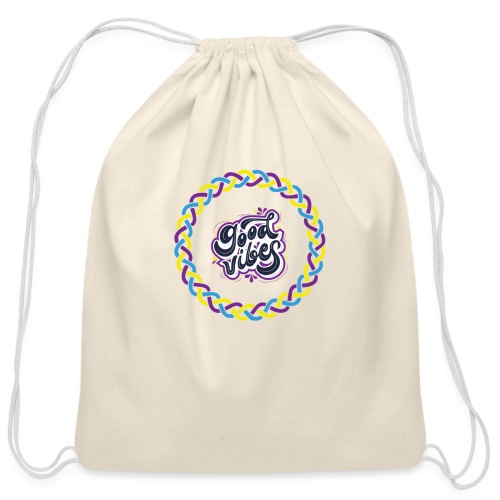Good Vibes - Cotton Drawstring Bag