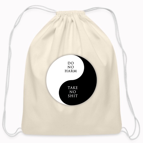 Yin and Yang - Cotton Drawstring Bag